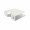 UNITEKI DM1701W белый - полка металлическая на стену для приставки, ресивера, роутера и т,д,с возможностью вертикальной и горизонтальной навески (арт. 20706)