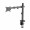 UNITEKI FMT61 черный - крепление, кронштейн для монитора с вылетом на стол (к столу) со струбциной, наклонно поворотный, диагональ 17-32 дюйма, подставка для монитора (арт. 32148)