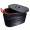 UNITEKI DMS18L черный - контейнер-ведро полиуретановое складное с ручками и крышкой 18 литров, для воды, овощей, грибов, рыбалки, кемпинга, похода, мытья машины и посуды (арт. 22030)
