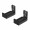 UNITEKI SMS16010 черный - крепление, кронштейн для саундбара или колонок универсальное, телескопическое, настенное, подвесное, кронштейн для акустики (арт. 22833)