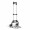 UNITEKI HAC75BS черно-серебристая - тележка тачка ручная, складная, алюминиевая, двухколесная, мобильная с телескопической ручкой (арт. 22025)