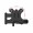 UNITEKI FMP1075 черный - крепление-кронштейн на трубу для монитора или ТВ наклонно поворотный, быстросъемный, диагональ 17-32 дюйма (арт. 22031)